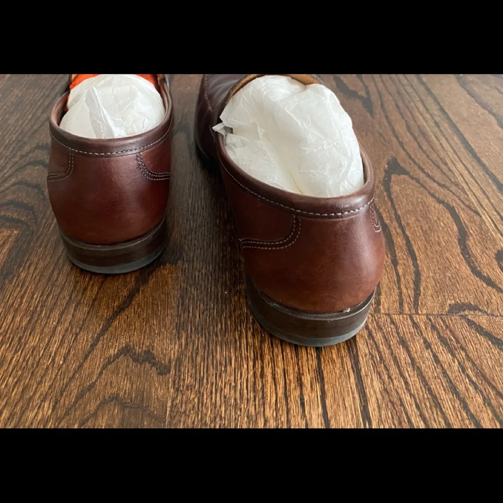 Magnanni Brown Leather Penny Loafers